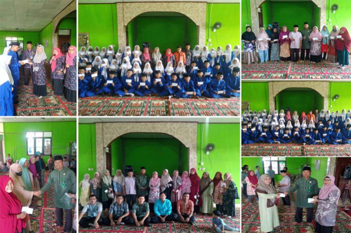 Pembagian Zakat Dari UPZ MTsN 4 Kota Jambi.