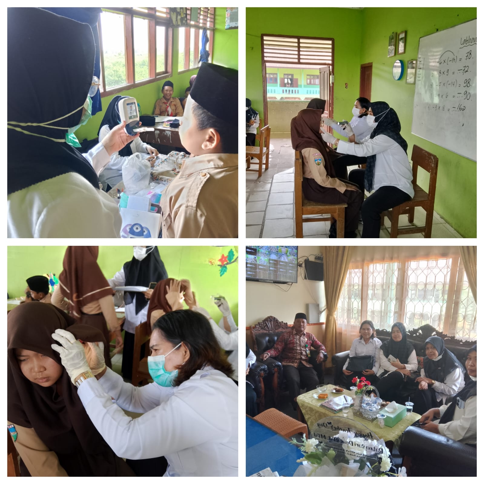Kegiatan Pemeriksaan Kesehatan dan Lingkungan sekolah