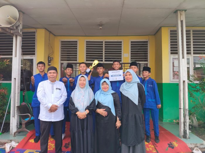 Tim Voli Putra MTsN 4 Kota Jambi Raih Juara Empat