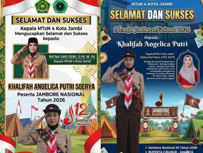 Siswa MTsN 4 Kota Jambi Terpilih Ikuti Jambore Nasional 2026