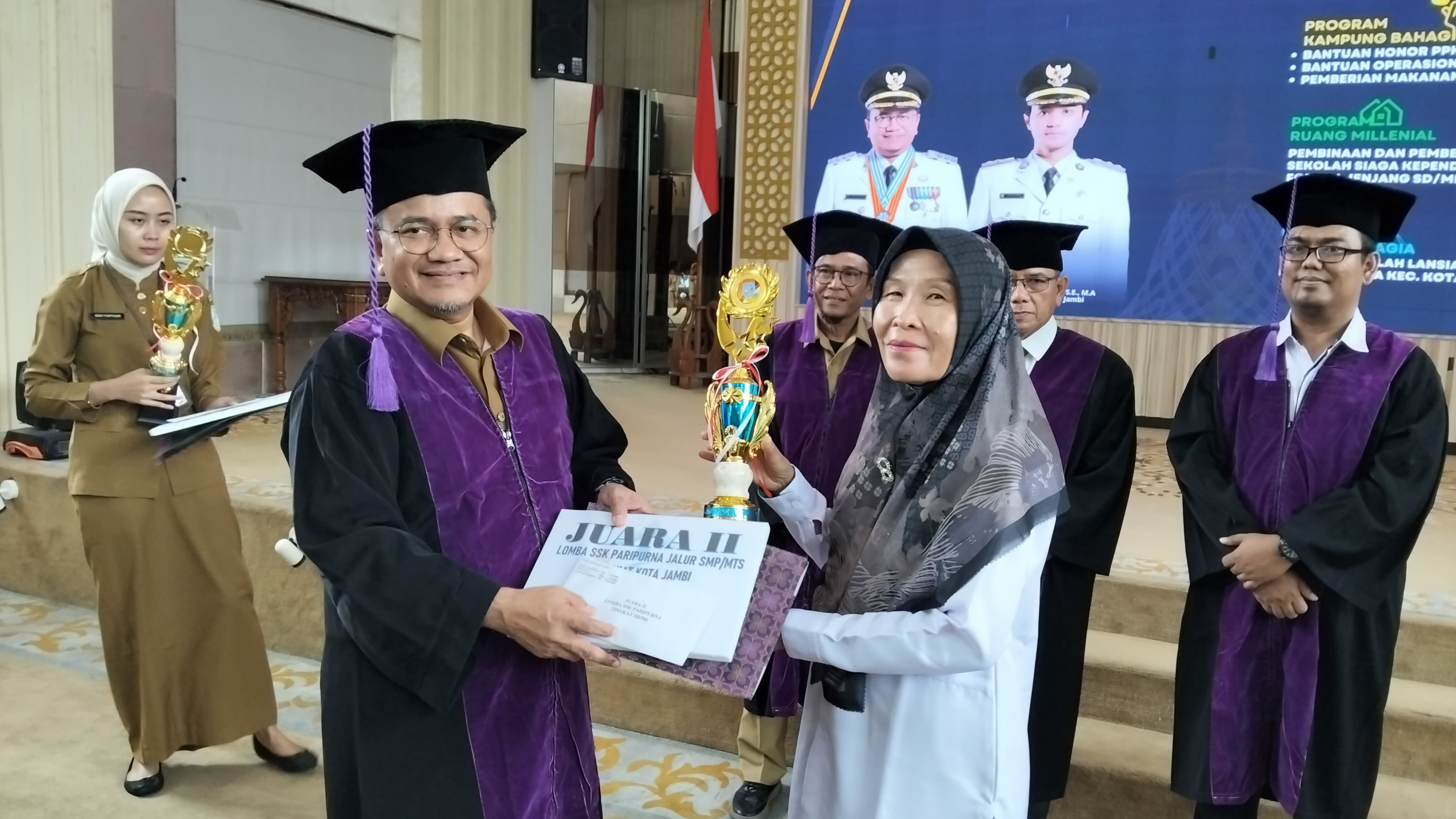 MTsN 4 Kota Jambi, raih juara 2 Pada Lomba Sekolah Siaga Kependudukan tingkat Kota Jambi MTsN 4 Kota Jambi, raih juara 2 Pada Lomba Sekolah Siaga Kependudukan tingkat Kota Jambi