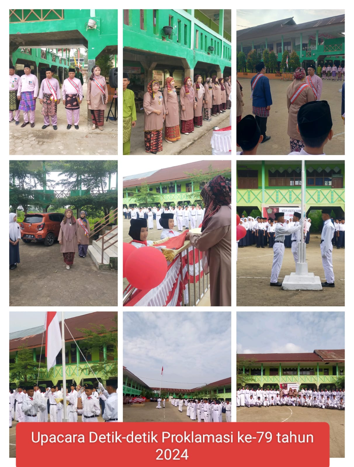 Upacara hari kemerdekaan RI yang ke-79