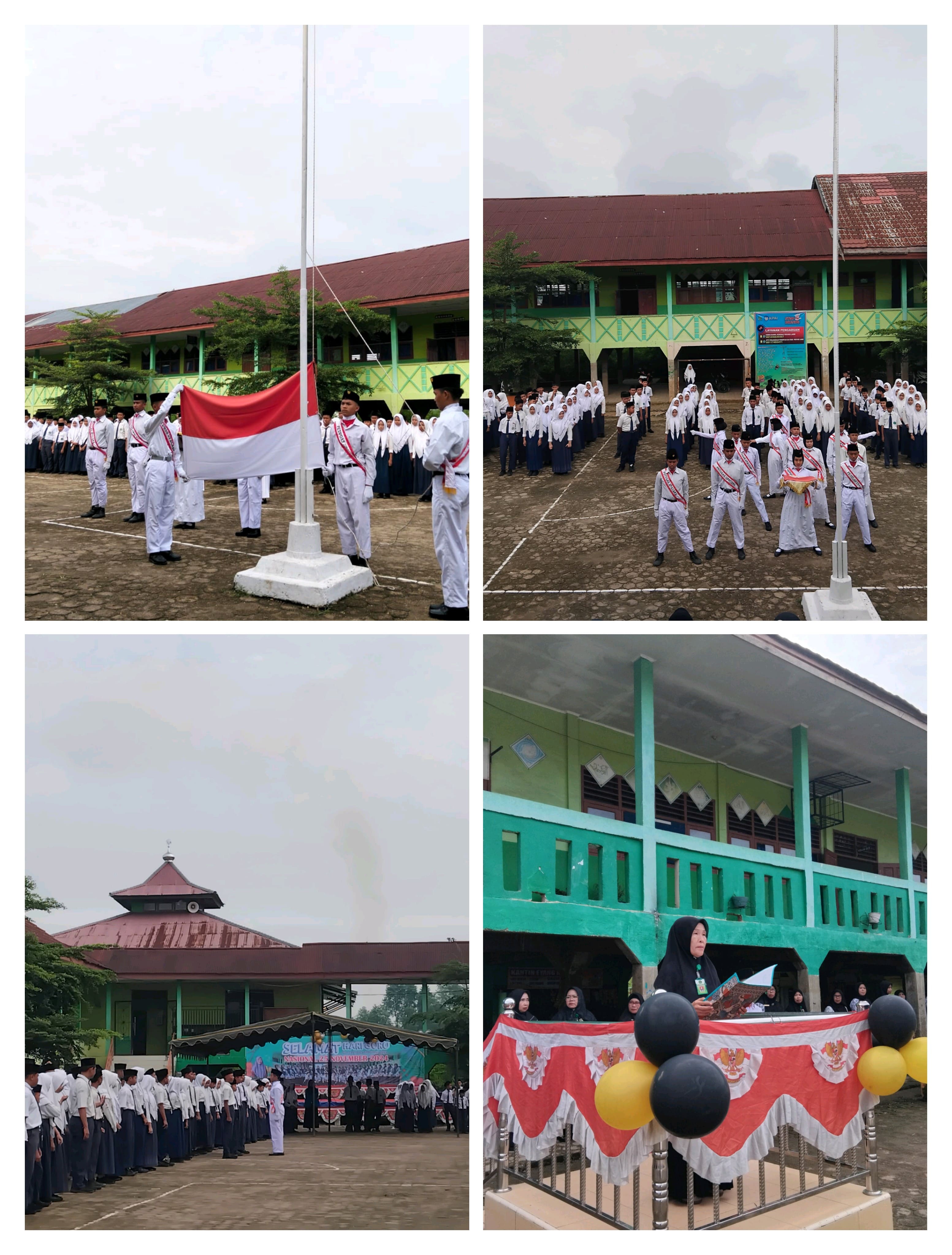 Upacara Peringatan HGN dan Pemotongan Tumpeng Upacara Peringatan HGN dan Pemotongan Tumpeng