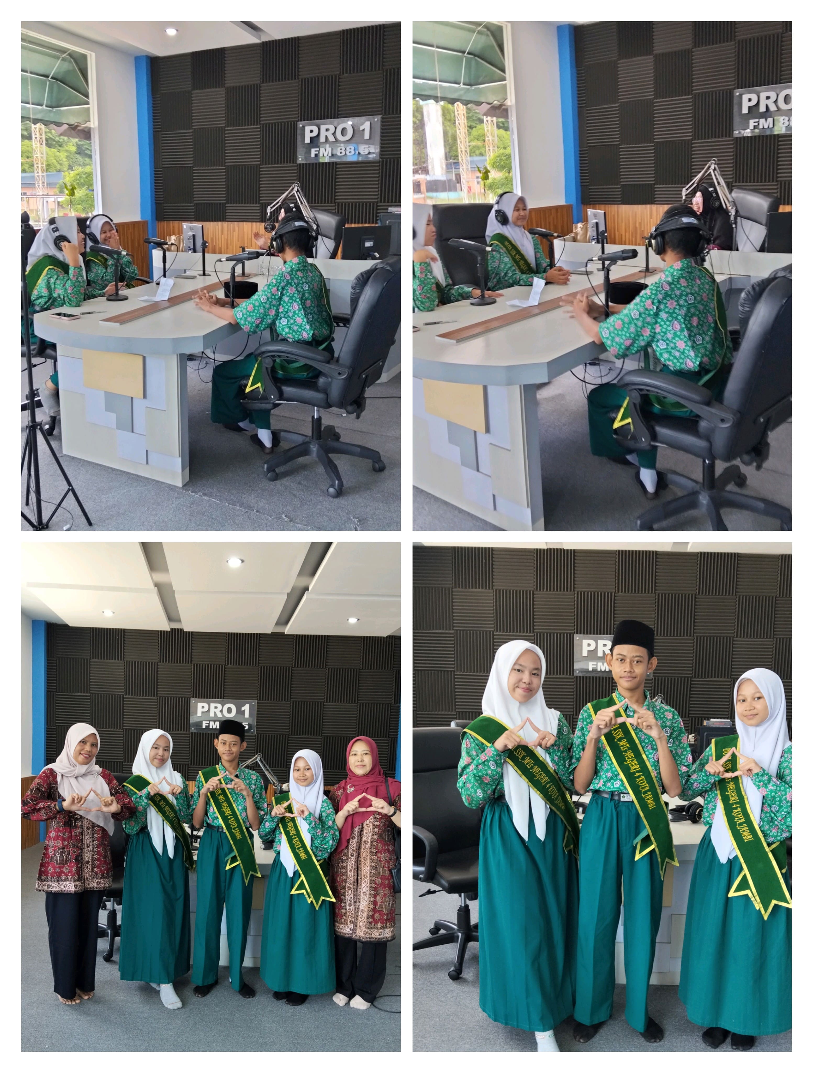 Kegiatan Duta SSK MTsN 4 Kota Jambi di RRI Jambi Kegiatan Duta SSK MTsN 4 Kota Jambi di RRI Jambi