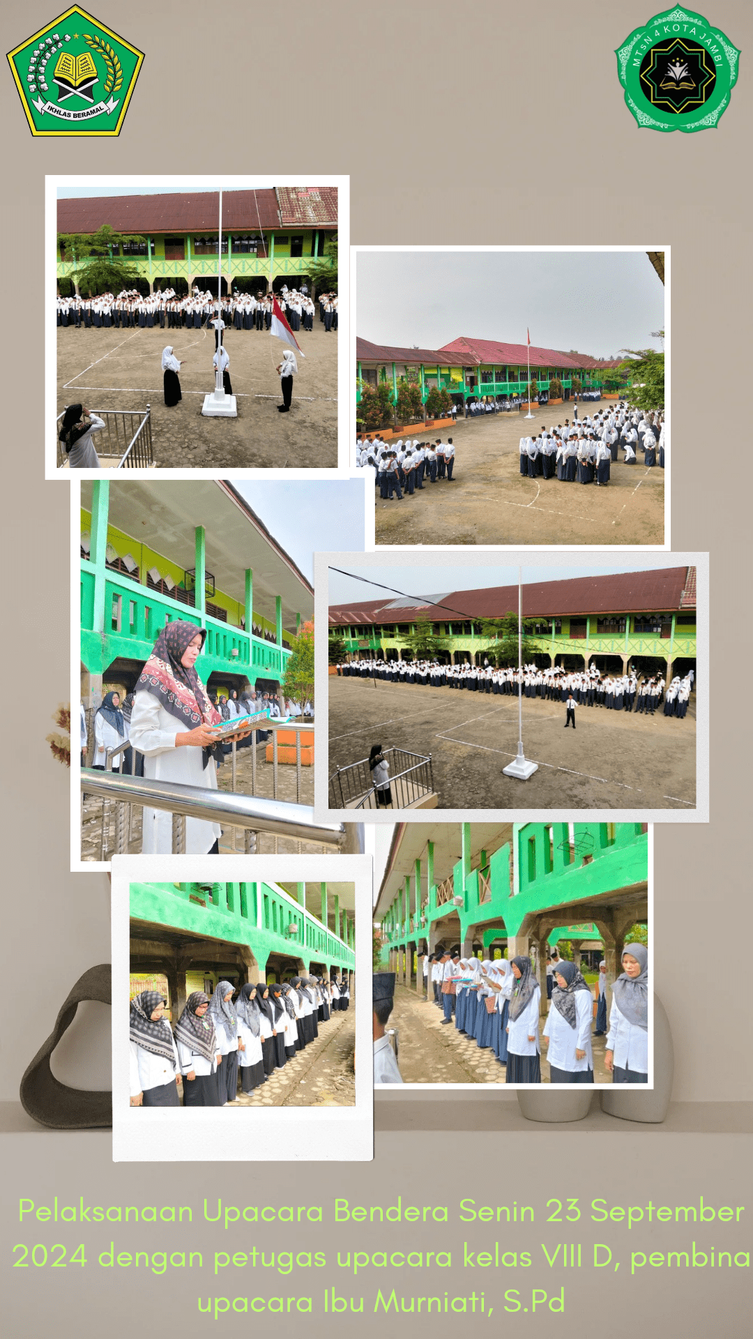 Kegiatan Upacara Bendera Kegiatan Upacara Bendera