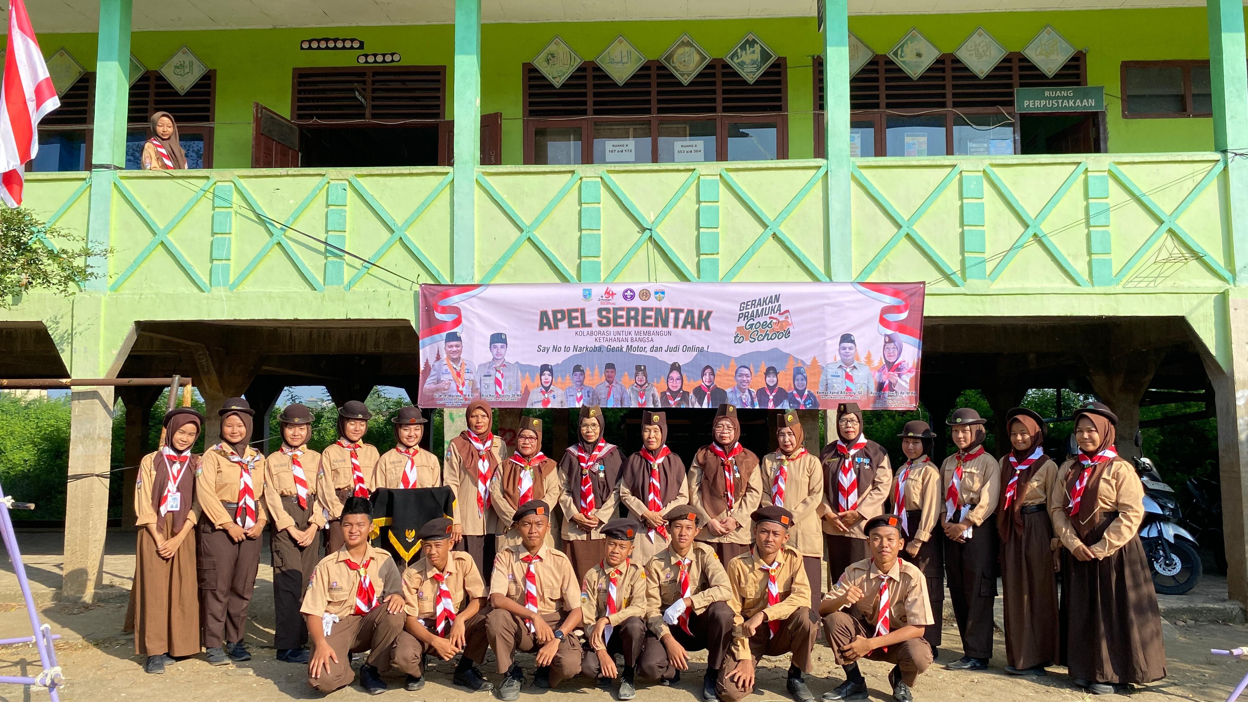 Pelaksanaan Apel Serentak Pramuka Goes To School Pelaksanaan Apel Serentak Pramuka Goes To School