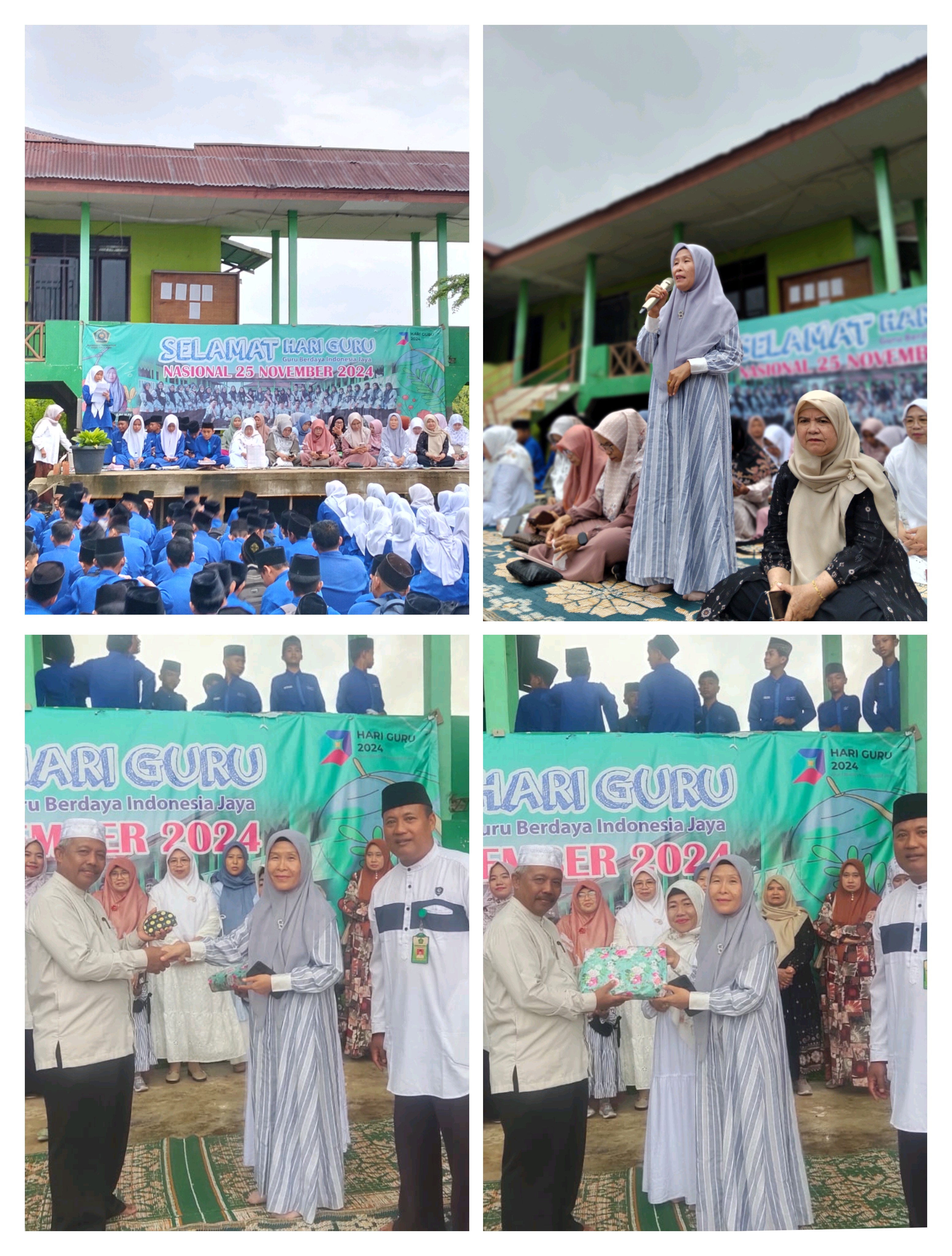 Peringatan Isra mi'raj dan pemberian kenangan kepada guru Purna bakti